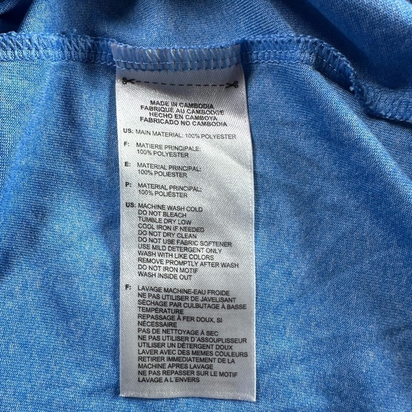 Adidas Blue Fitted Sleeveless Tank Top - Picture 6 of 8